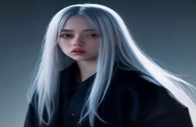 Billie Eilish欧美另类流行MV暗调艺术画面
